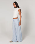 The striped linen pants