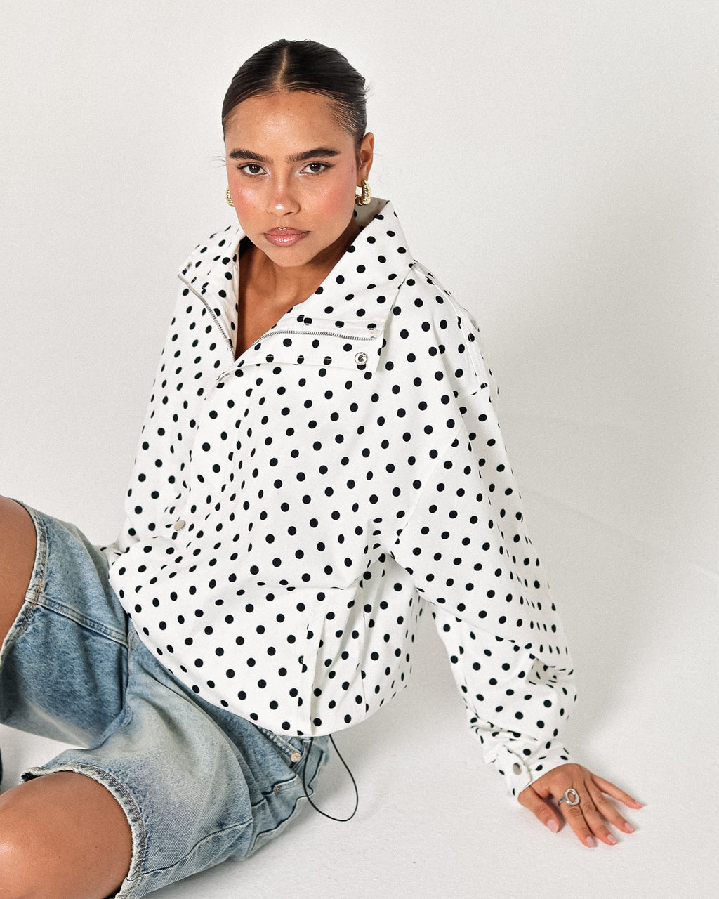 The polka puffer jacket