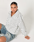 The polka puffer jacket