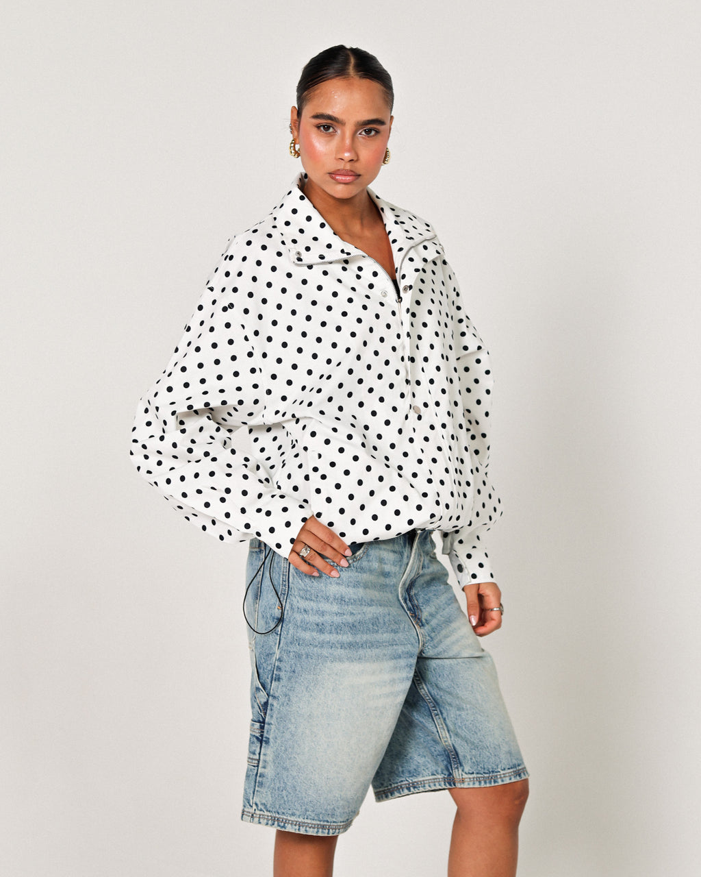The polka puffer jacket
