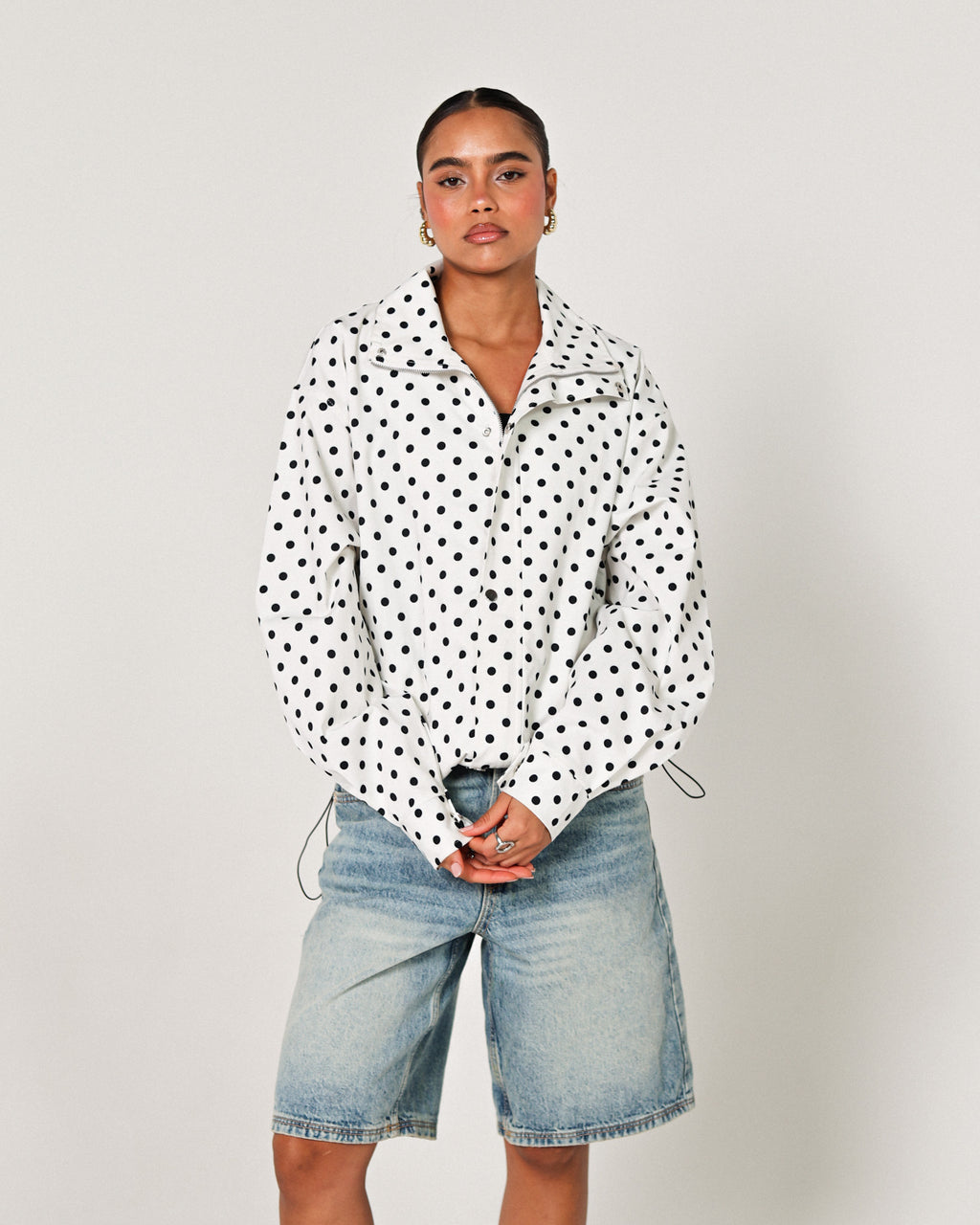 The polka puffer jacket