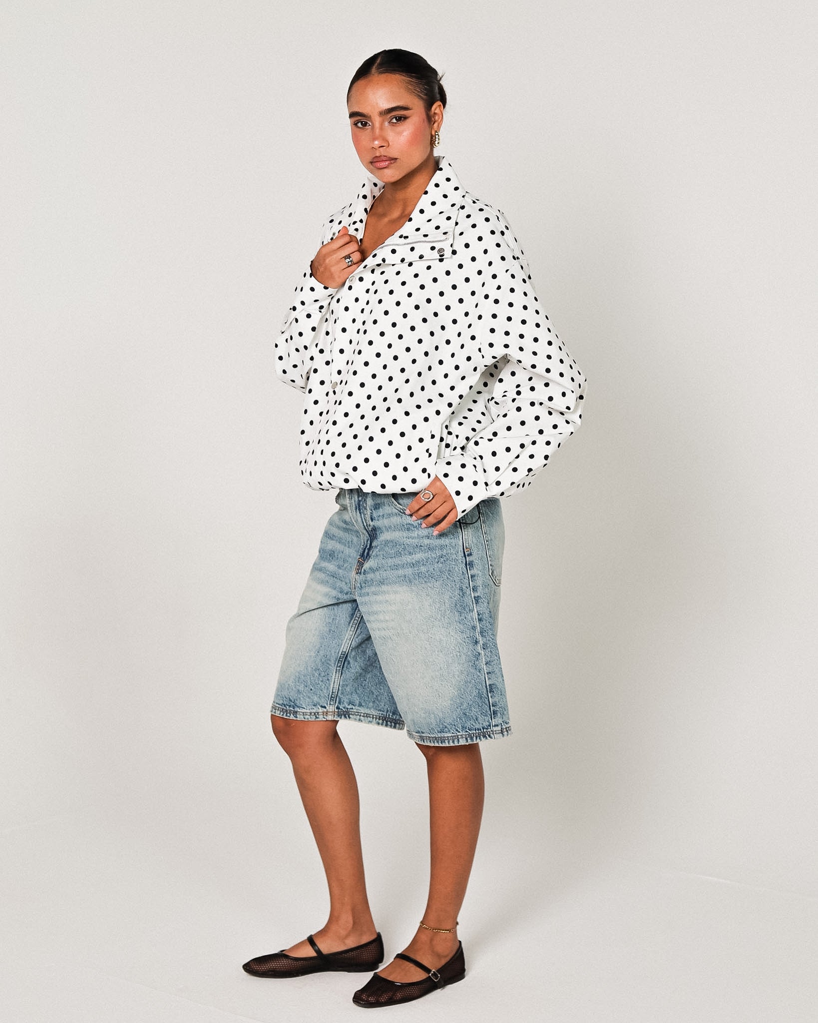 The polka puffer jacket