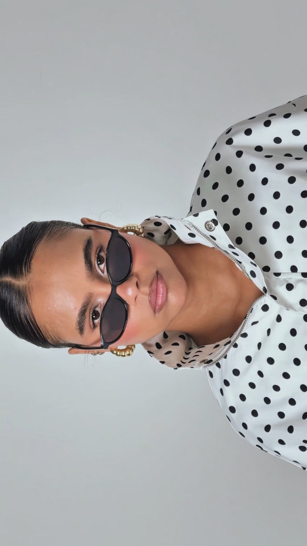 The polka puffer jacket