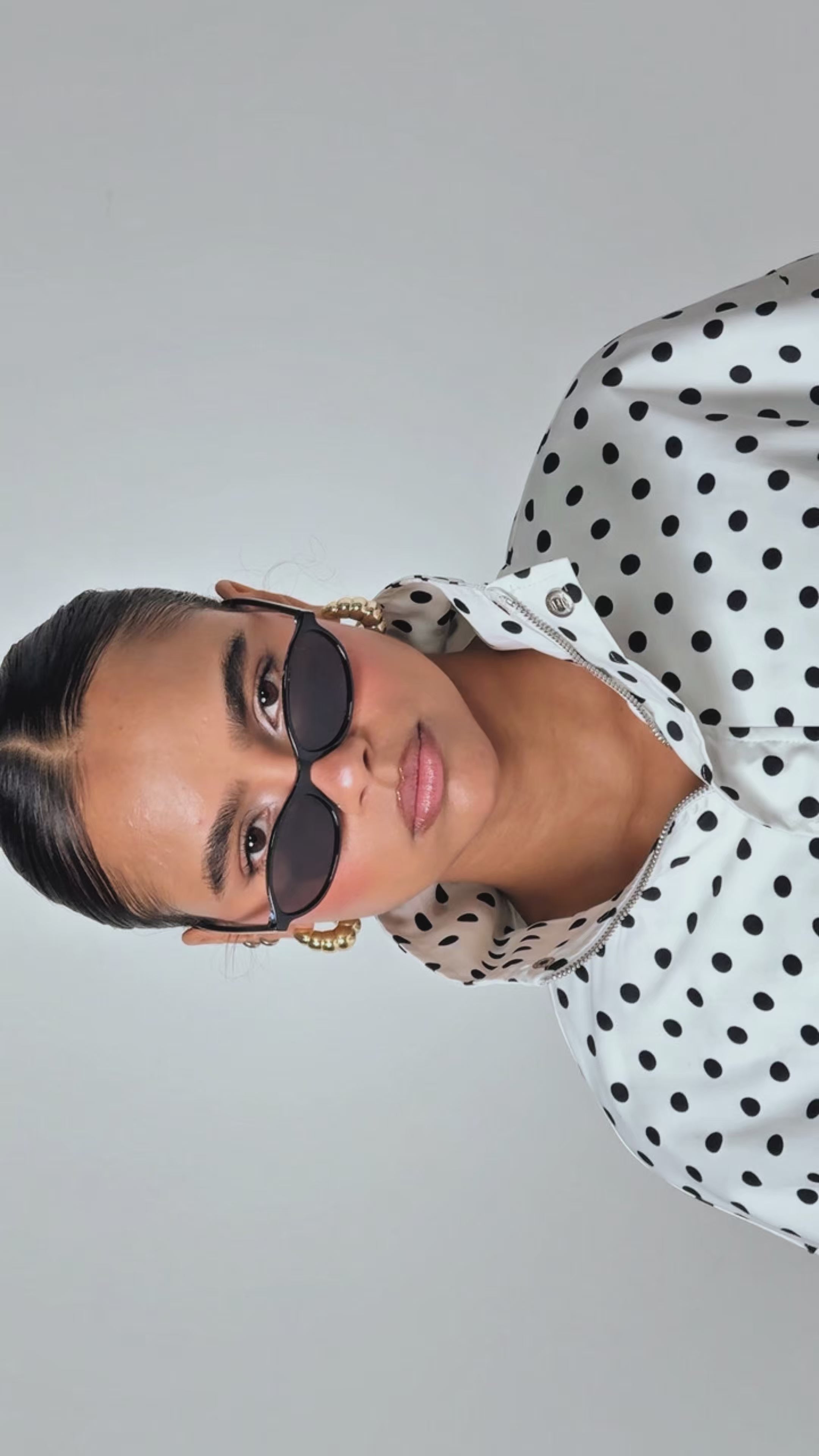 The polka puffer jacket